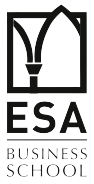 Logo ESA noir fond